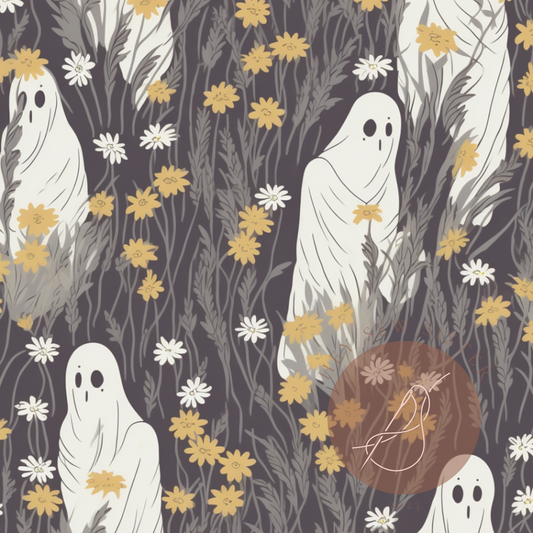 Wildflower ghost seamless file