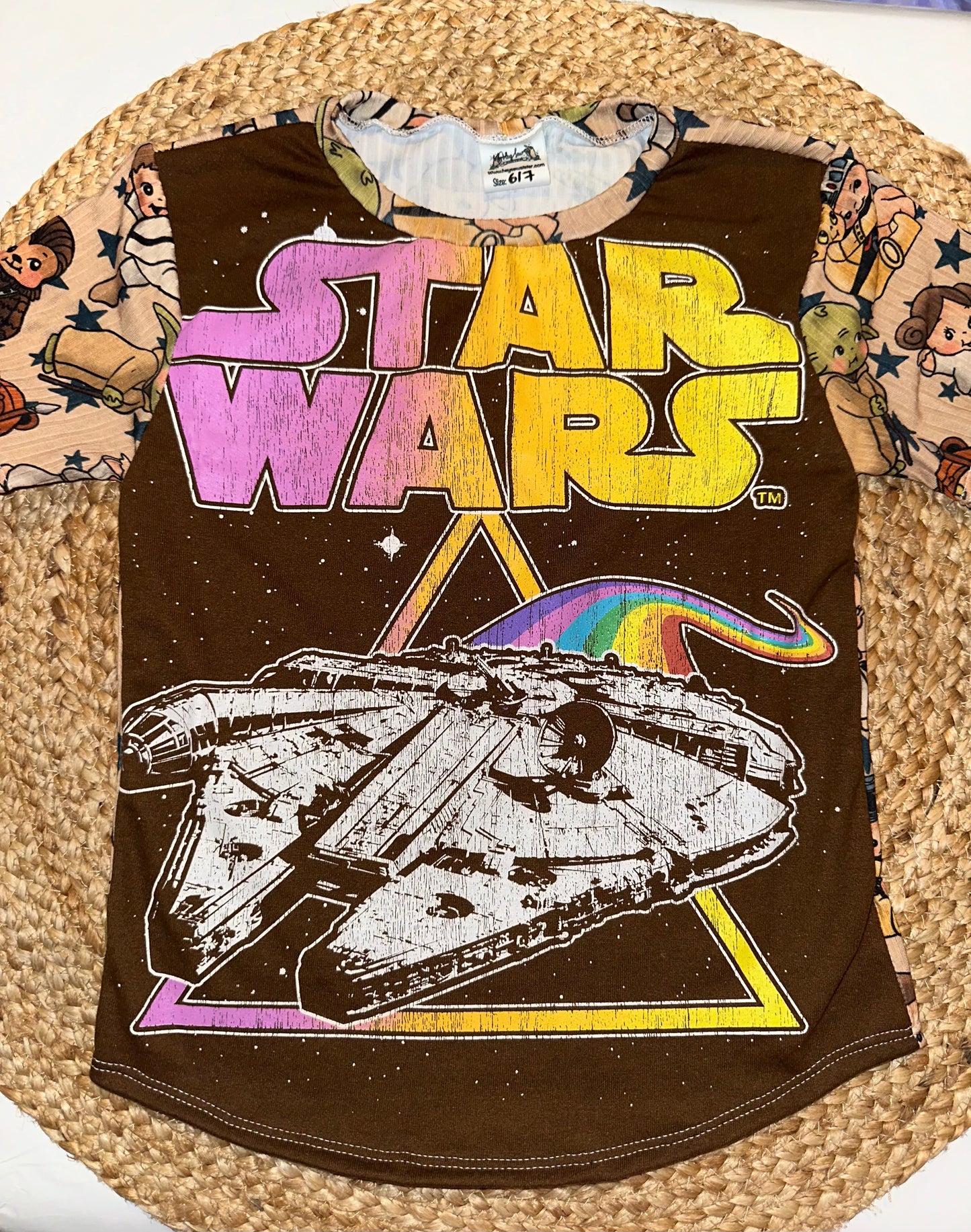 RTS 6/7 Star Wars basic tee upcycle