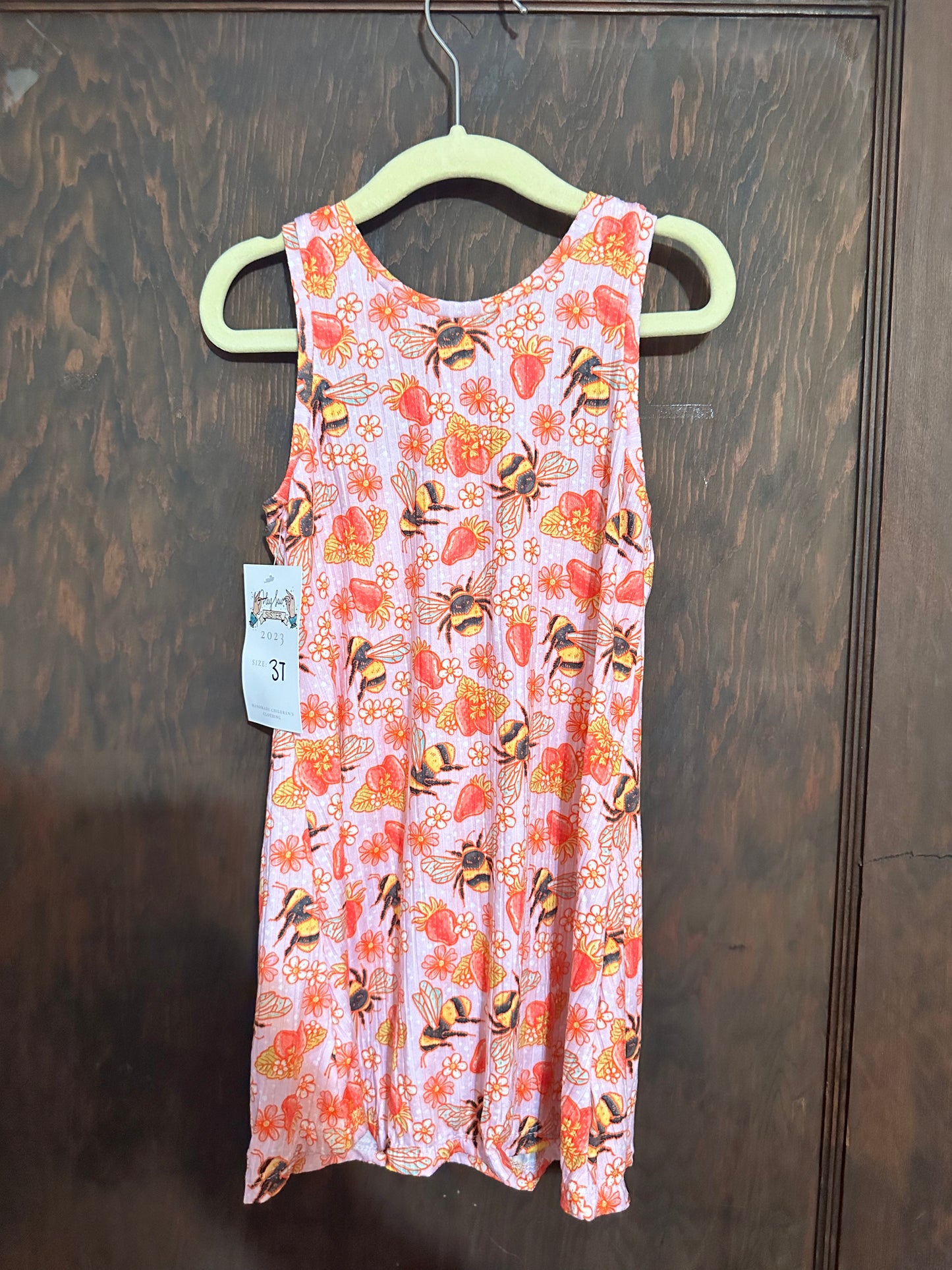 3T bee flowy tank dress