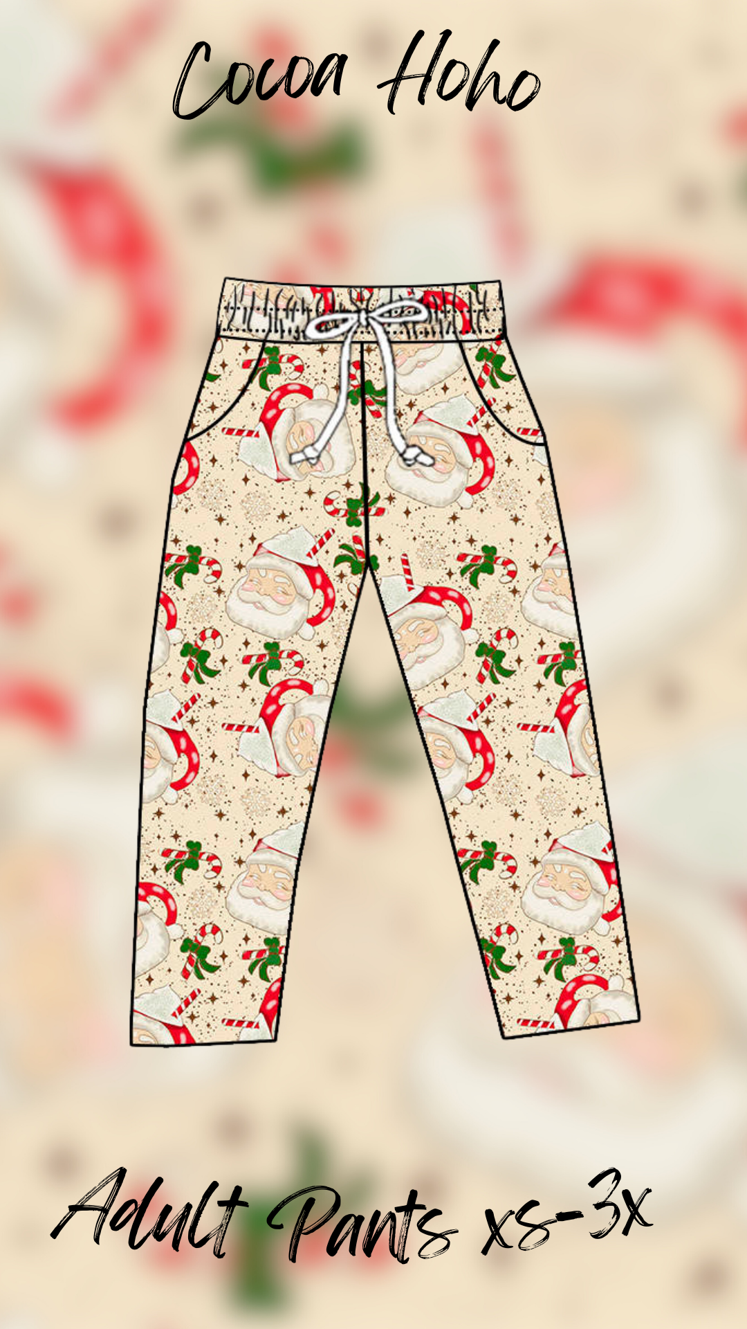 Cocoa Hoho Adult Bamboo Pants xs-3x